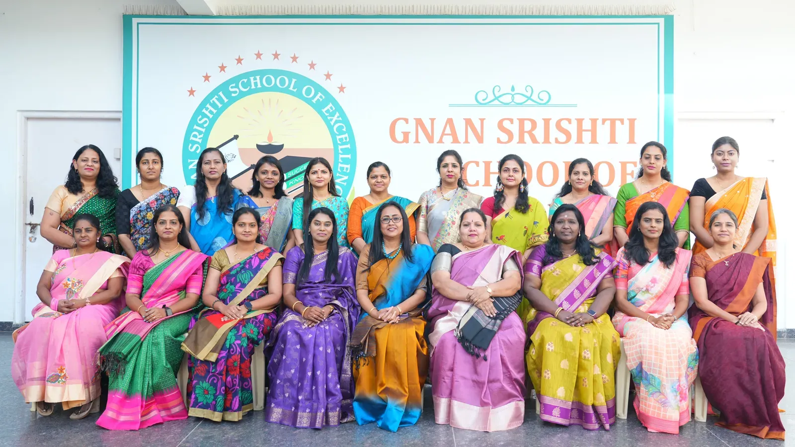 The Gnan Srishti teaching staff