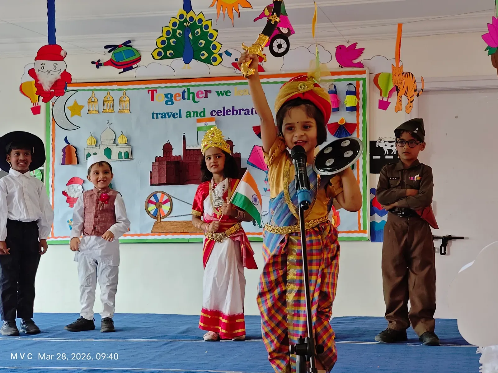 Students presenting at a Class Assembly